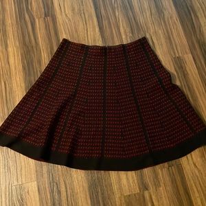 Liquid by sioni skirt red and black houndstooth. Pre used.